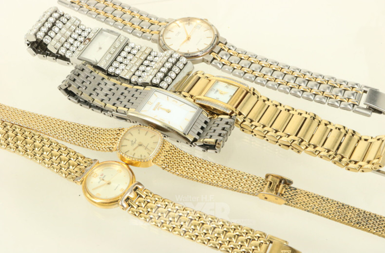 Posten versch. Damen- und Herrenarmbanduhren, ca. 34 Stück