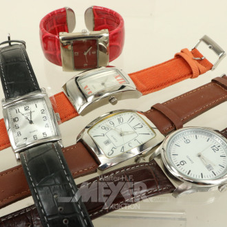 gr. Konvolut Armbanduhren, versch. Hersteller