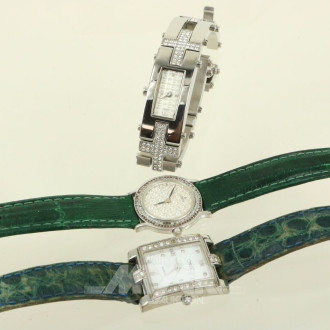 3 versch. Damenarmbanduhren