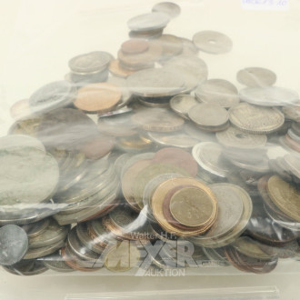 Konvolut Münzen überw. europäische Länder u. USA