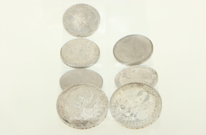 7 Münzen