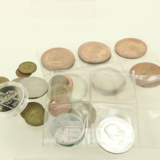 kl. Posten Münzen und Medaillien