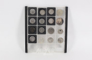 Konvolut versch. Münzen in Hartplastik-Hülle