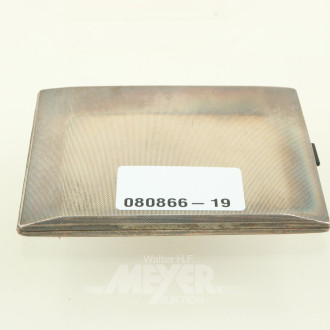 Zigarettenetui mit Innenvergoldung