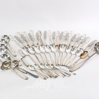 Posten div. Besteckteile