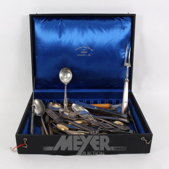 Posten Besteckteile im Besteckkasten