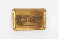 Bronze Motiv-Schale "Baywood Country Club"