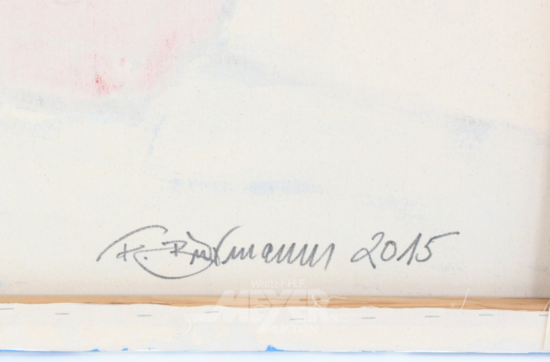 Gemälde 'Ziegelsteinschiff im weißen Licht'