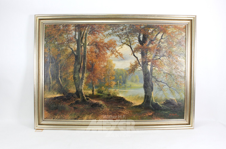 Gemälde 'Herbstliche Seelandschaft'