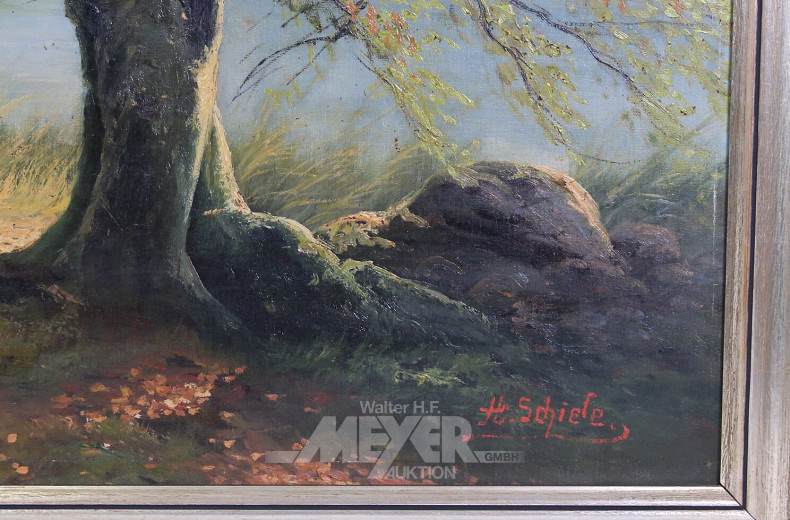 Gemälde 'Herbstliche Seelandschaft'