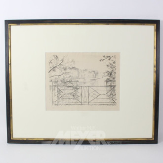 Lithografie "Seelandschaft"