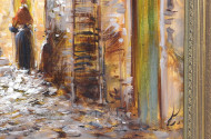 Gemälde "Wintergasse"