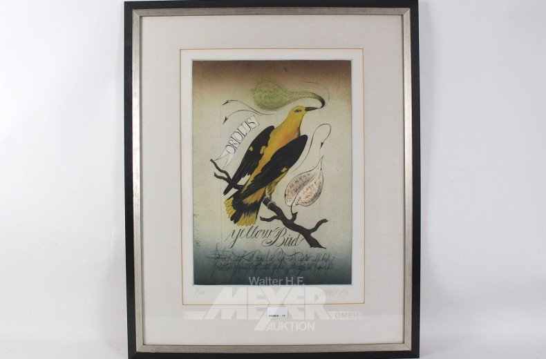 Lithographie "Pirol"