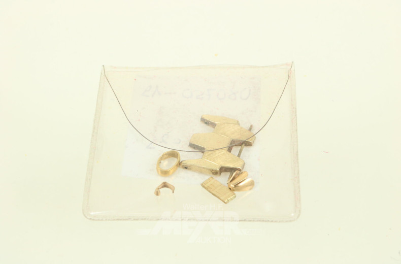 kl. Konvolut Bruchgold