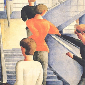 Bild, Reproduktion "Bauhaustreppe" nach O. Schlemmer, 328/980