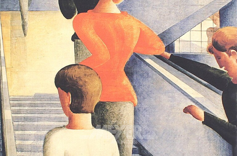 Bild, Reproduktion "Bauhaustreppe" nach O. Schlemmer, 328/980