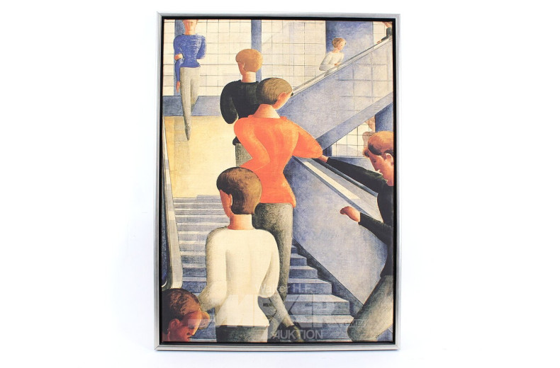 Bild, Reproduktion "Bauhaustreppe" nach O. Schlemmer, 328/980