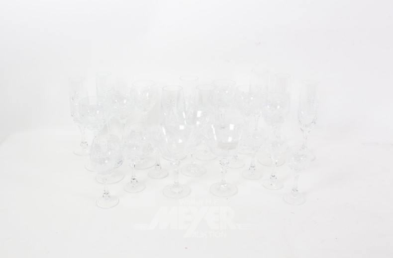 Posten Gläser, ca. 26 Stk.