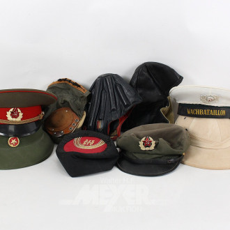 Posten Uniformmützen, Tropenhüte, Flieger/Motorradmützen