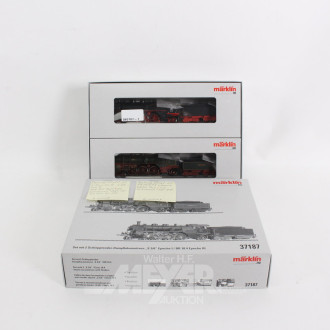 Set mit 2 Schlepptender-Dampflokomotiven