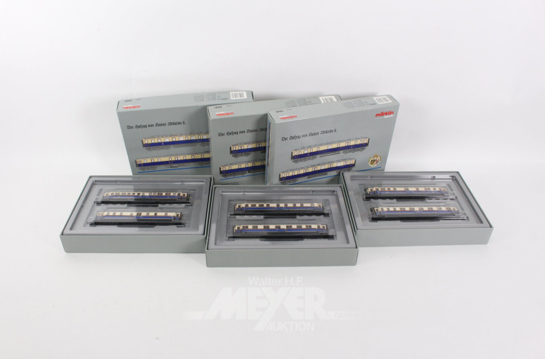 Set 4-tlg. "Hofzug Kaiser Wilhelm II"