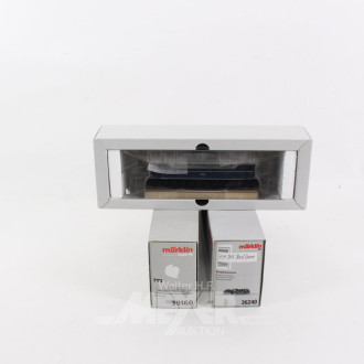 3 versch. Dampf- u. Elektro-Loks