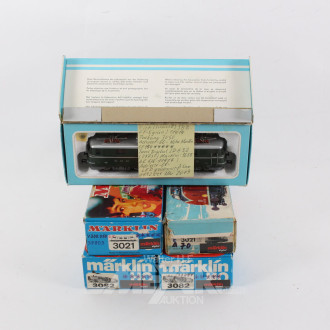 5 versch. Dampf-Diesel- u. Elektro-Loks