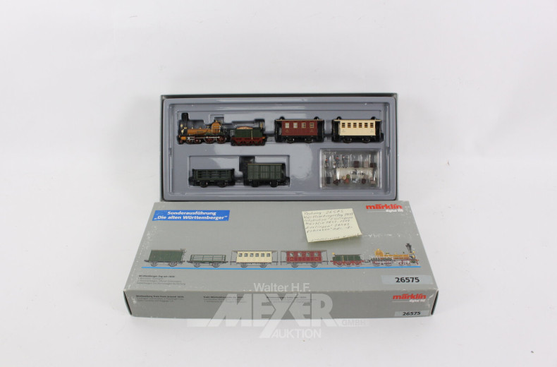 Zug-Set "Die alten Württemberger"