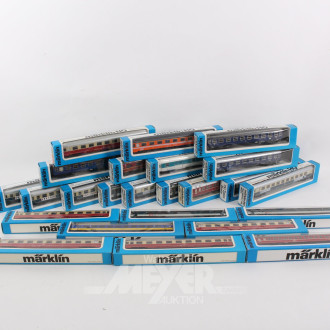 Posten Personenwagen, ca. 24 Stück