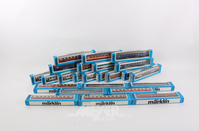 Posten Personenwagen, ca. 24 Stück