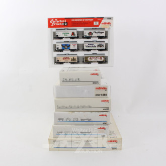 7 versch. Waggon-Sets
