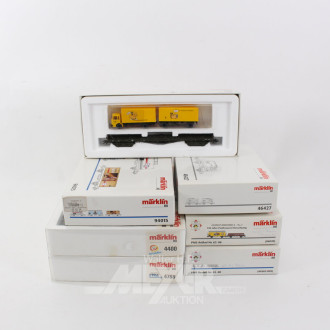7 versch. Waggon-Sets