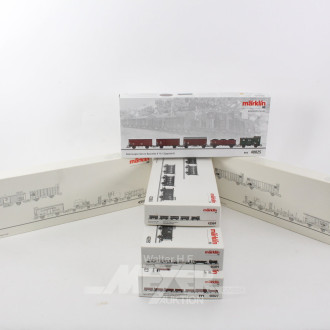6 versch. Waggon-Sets