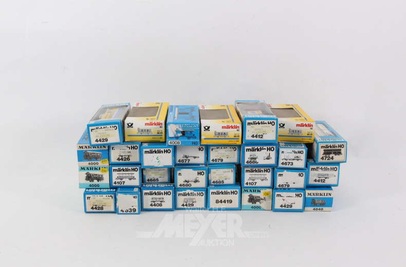 Posten  div. Güterwaggons,  ca. 30 Stück