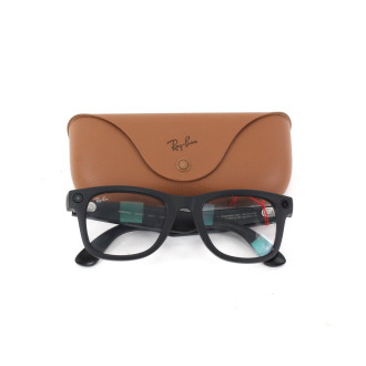 META Ray-Ban Brille 'Wayfarer (Gen 2)' in schwarz-matt