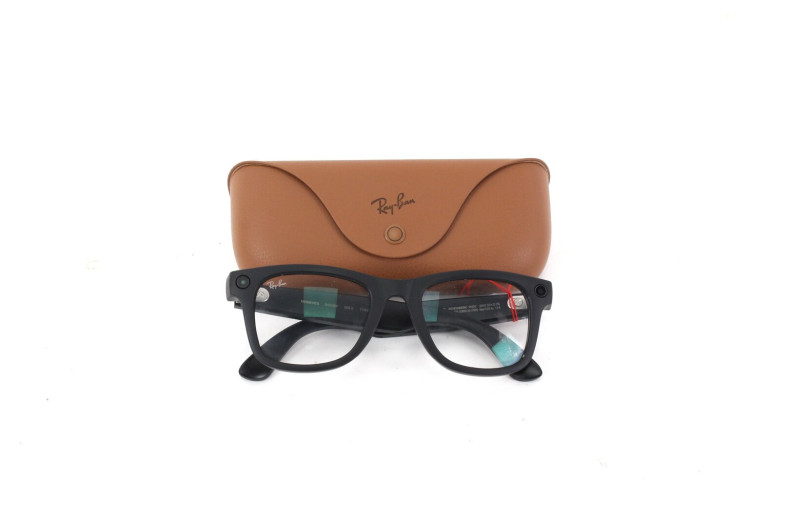 META Ray-Ban Brille 'Wayfarer (Gen 2)' in schwarz-matt