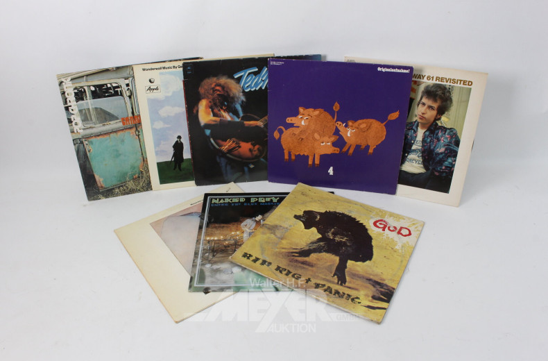 Schallplatten-Sammlung, ca. 350 Stück,  u.a. Rock und  Jazz