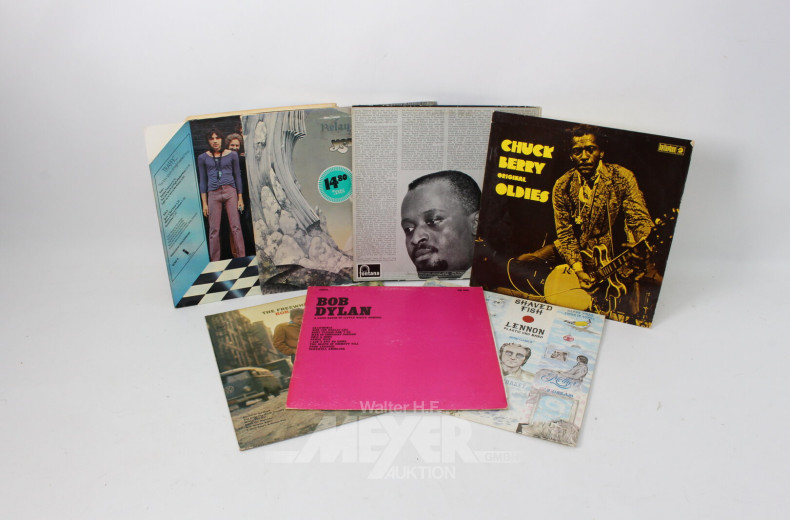 Schallplatten-Sammlung, ca. 350 Stück,  u.a. Rock und  Jazz