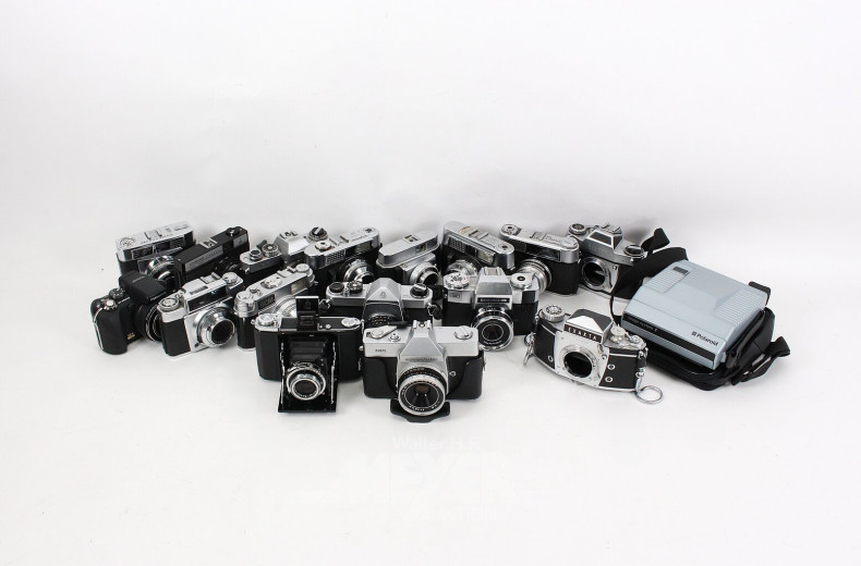 Posten Kamera´s, ca. 17 Stück