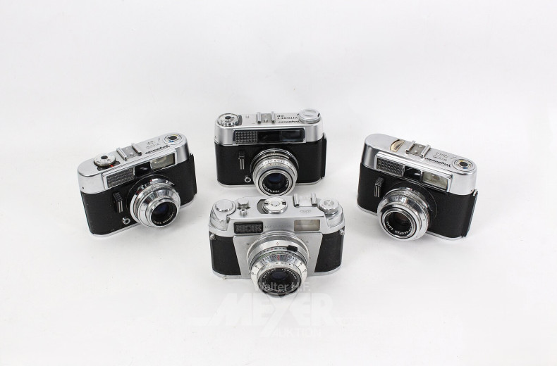 Posten Kamera´s, ca. 17 Stück