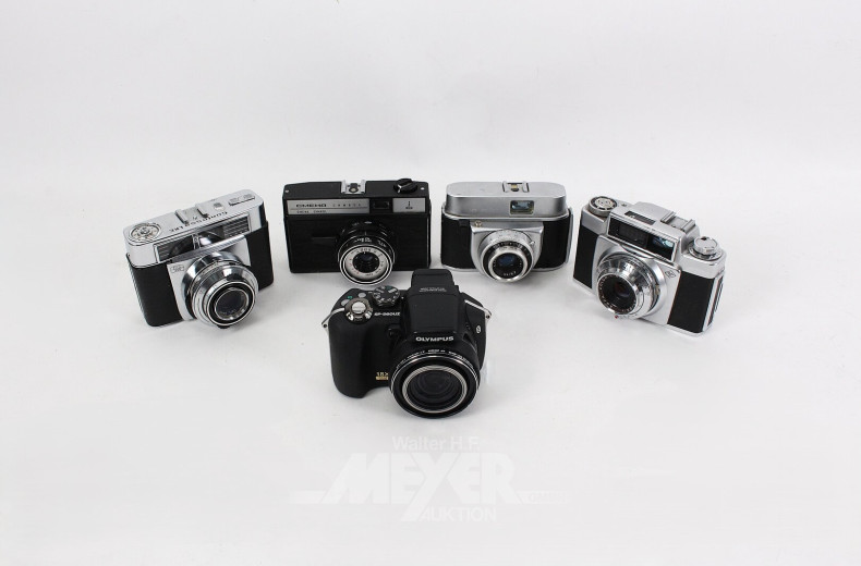 Posten Kamera´s, ca. 17 Stück