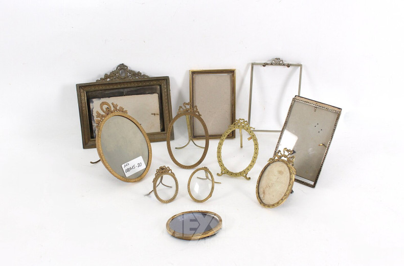 Konvolut antike Wechselrahmen, tlw. im Empire-Stil
