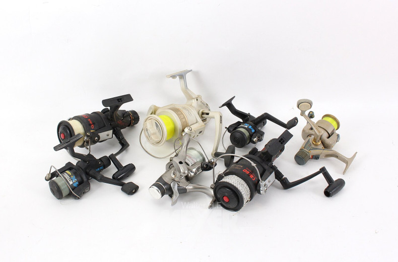 11 Angeln sowie diverses Zubehör