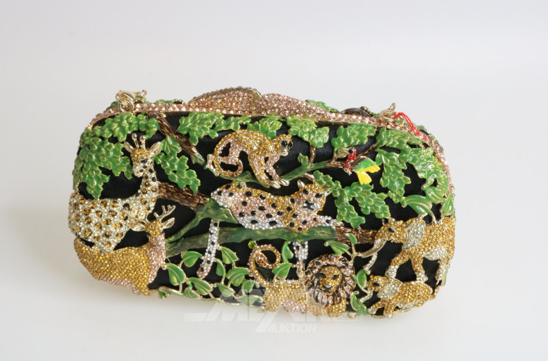 Abendtasche mit afrik. Tiermotiven