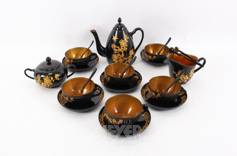 asiat. Teeservice mit Tablett