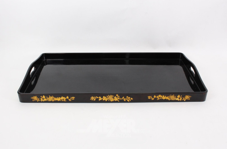 asiat. Teeservice mit Tablett