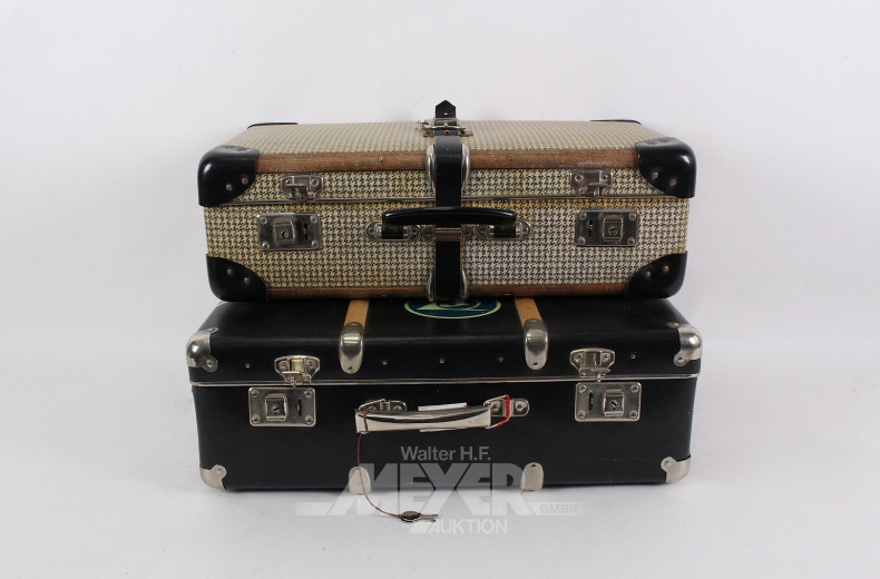 2 kl. Vintage-Koffer