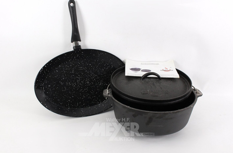 Feuertopf  und 1 Fischbratpfanne