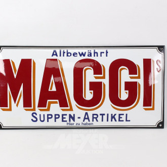 Blechschild "Maggi" Suppen-Artikel