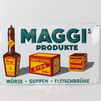 Blechschild "Maggi" emailliert